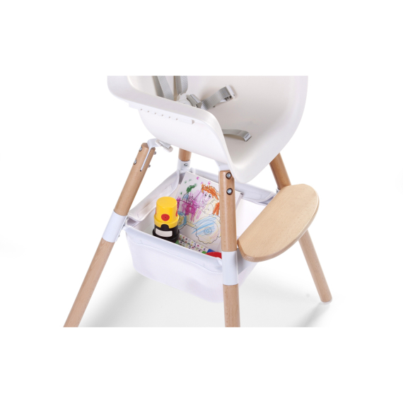 Корзина для речей до стільця для годування Childhome Evolu (white)