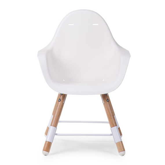 Стілець для годування Childhome Evolu 2 з бампером (natural/white)