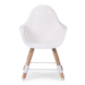 Стілець для годування Childhome Evolu 2 з бампером (natural/white)