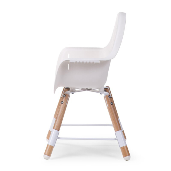 Стілець для годування Childhome Evolu 2 з бампером (natural/white)