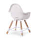 Стілець для годування Childhome Evolu 2 з бампером (natural/white)
