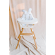 Стілець для годування Childhome Evolu 2 з бампером (natural/white)