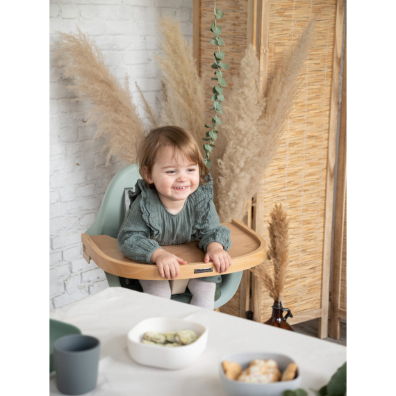 Столик до стільця для годування Childhome Evolu (natural/wood)