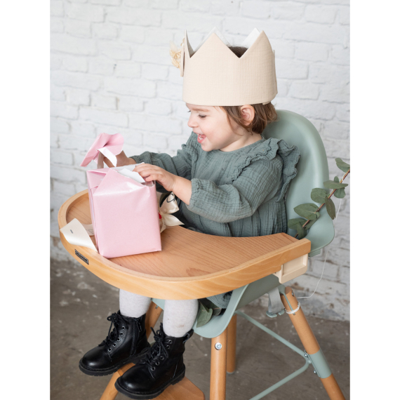 Столик до стільця для годування Childhome Evolu (natural/wood)