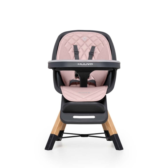Стільчик для годування Muuvo Choc2 (Powder Pink)