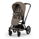 Універсальна коляска 2 в 1 Cybex Priam (Matte Black / Coconut Brown)