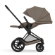 Універсальна коляска 2 в 1 Cybex Priam (Matte Black / Coconut Brown)