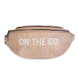 Сумка через плече Childhome Banana bag puffered (beige)