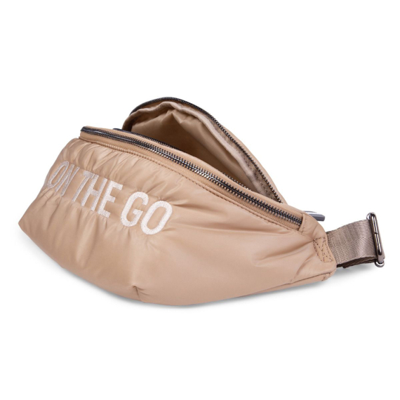 Сумка через плече Childhome Banana bag puffered (beige)