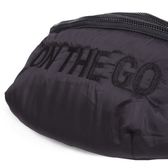 Сумка через плече Childhome Banana bag puffered (black)