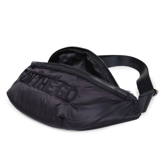 Сумка через плече Childhome Banana bag puffered (black)