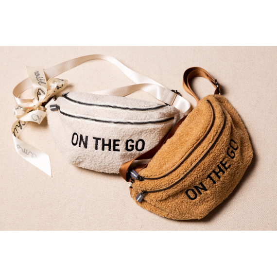Сумка через плече Childhome Banana bag (teddy beige)