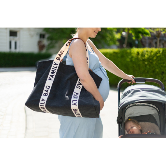 Сумка Childhome Family bag canvas (black)