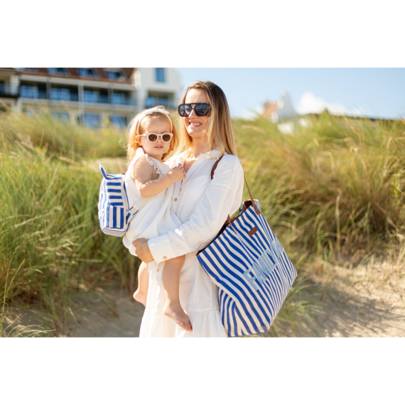 Рюкзак дитячий Childhome My first bag (stripes electric blue)