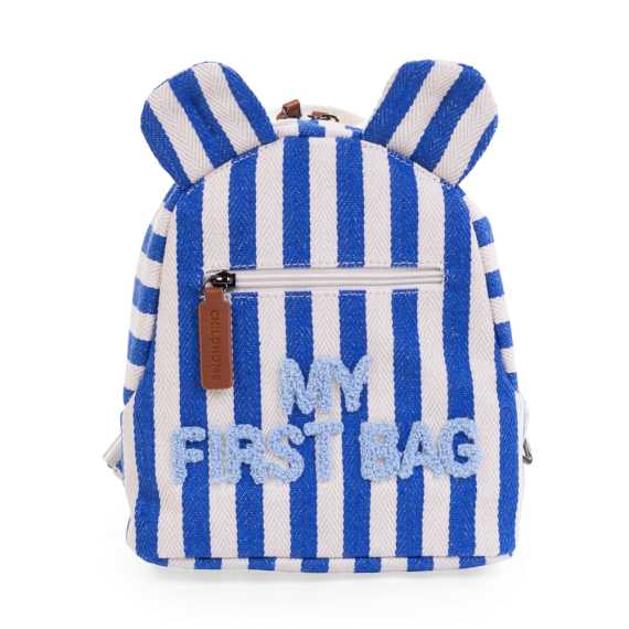Рюкзак дитячий Childhome My first bag (stripes electric blue)