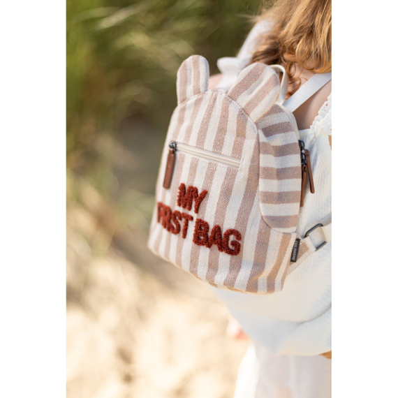 Рюкзак дитячий Childhome My first bag (nude/terracotta)