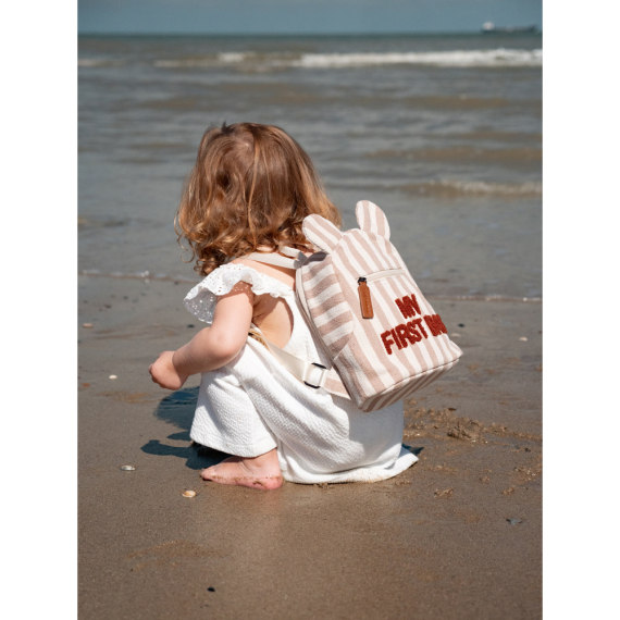Рюкзак дитячий Childhome My first bag (nude/terracotta)
