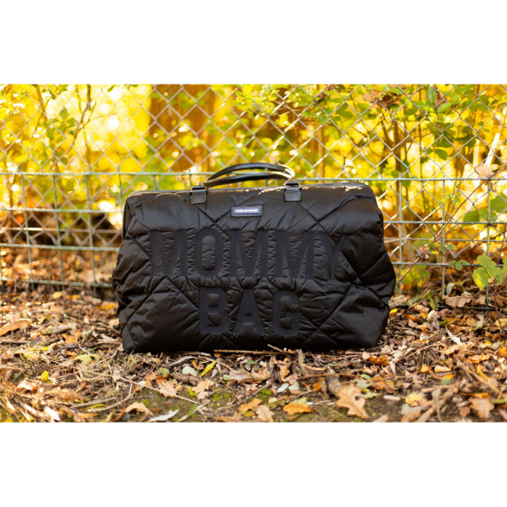 Сумка Childhome Mommy bag puffered (black)