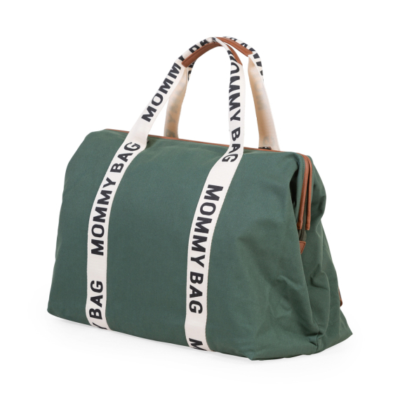 Сумка Childhome Mommy bag Signature canvas (green)