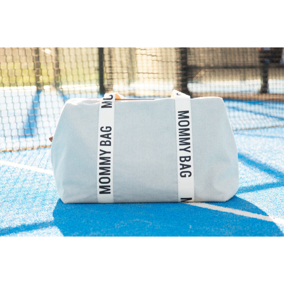 Сумка Childhome Mommy bag Signature canvas (off white)