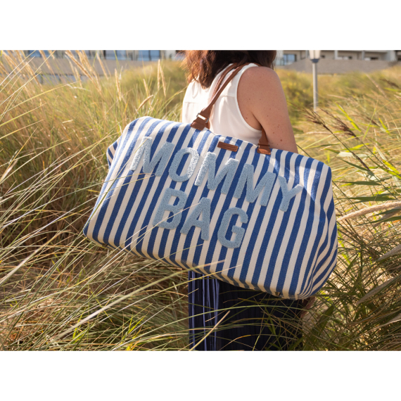 Сумка Childhome Mommy bag stripes (electric blue)