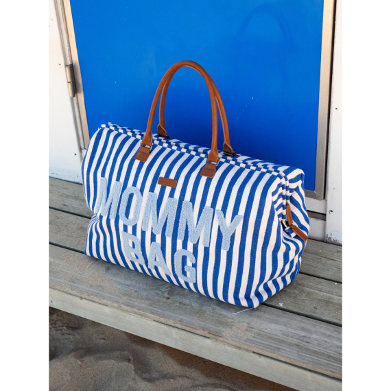 Сумка Childhome Mommy bag stripes (electric blue)