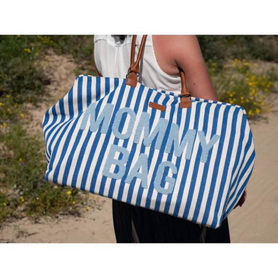 Сумка Childhome Mommy bag stripes (electric blue)