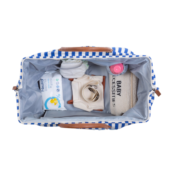 Сумка Childhome Mommy bag stripes (electric blue)