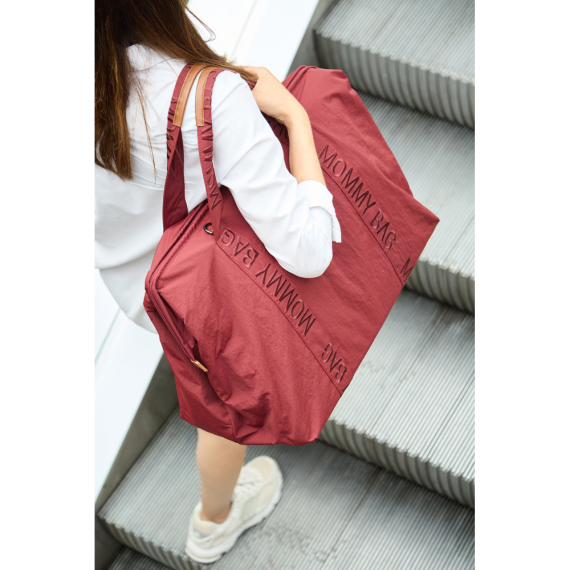 Сумка Childhome Mommy bag Signature (burgundy)