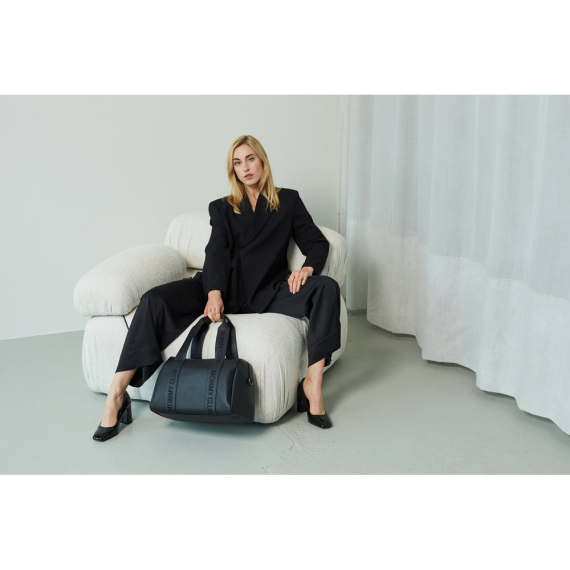 Сумка Childhome Mommy club Signature vegan (leather black)