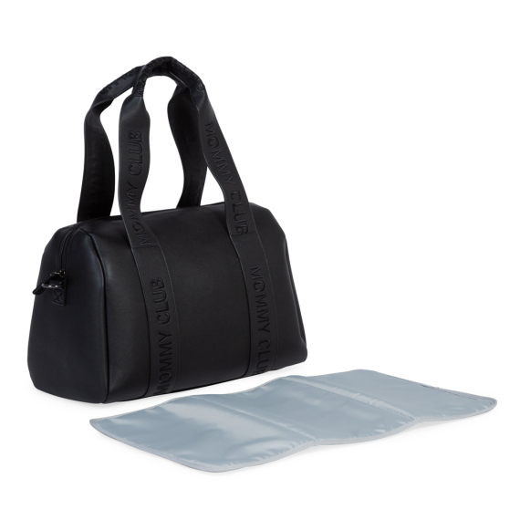 Сумка Childhome Mommy club Signature vegan (leather black)