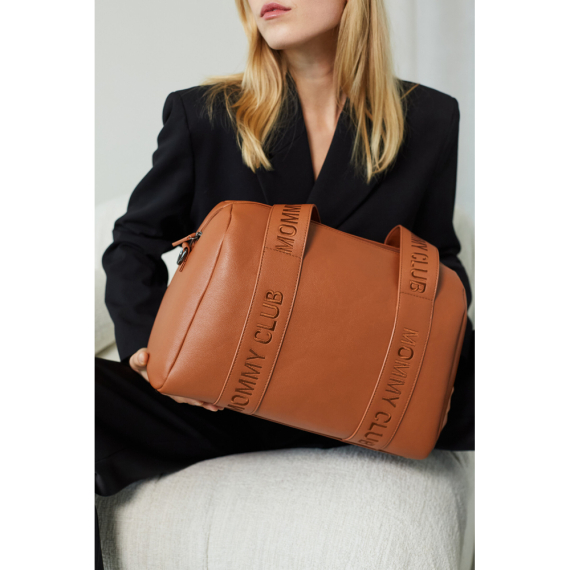 Сумка Childhome Mommy club Signature vegan (leather brown)