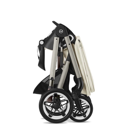 Прогулянкова коляска Cybex Talos S Lux з бампером (TPE / Seashell Beige)