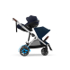 Прогулянкова коляска Cybex eGazelle S (SLV / Ocean Blue)