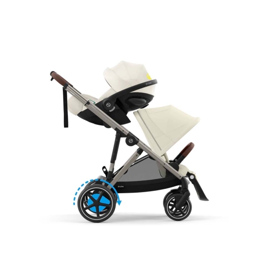 Прогулянкова коляска Cybex eGazelle S (TPE / Seashell Beige)