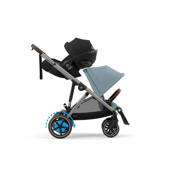 Прогулянкова коляска Cybex eGazelle S (TPE / Stormy Blue)