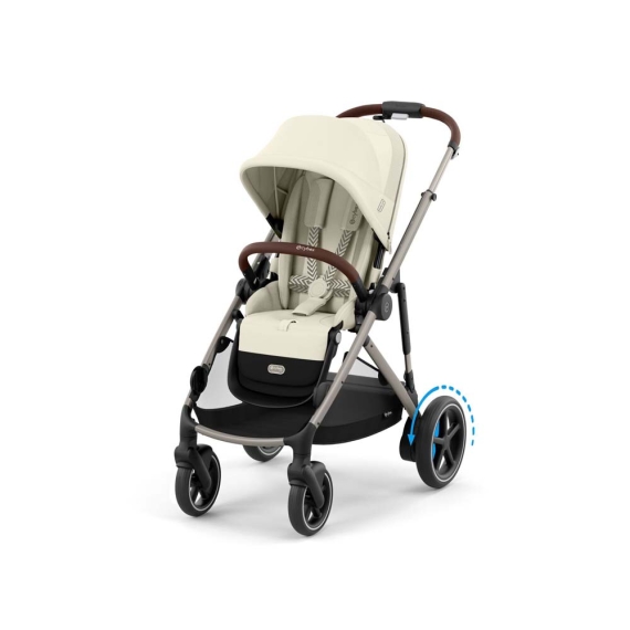 Прогулянкова коляска Cybex eGazelle S (TPE / Seashell Beige)