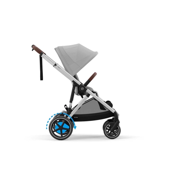 Прогулянкова коляска Cybex eGazelle S (SLV / Stone Grey)