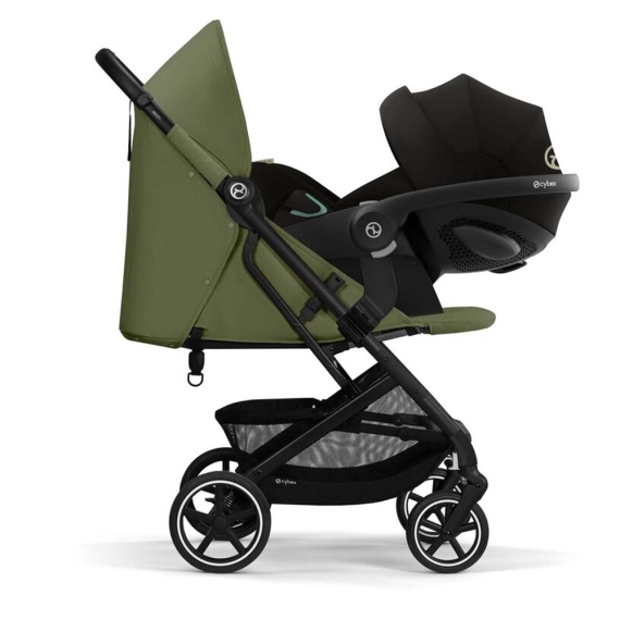 Прогулянкова коляска Cybex Beezy New з бампером (Moss Green)