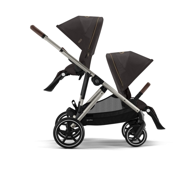 Прогулянкова коляска Cybex Gazelle S Twin mode (BLK / Chocolate Brown)