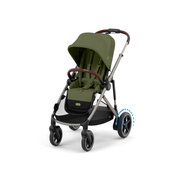 Прогулянкова коляска Cybex eGazelle S (TPE / Moss Green)