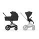 Універсальна коляска 2 в 1 Cybex Priam (Matt Black / Sepia Black)