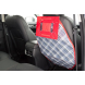 Накидка на сиденье авто с держателем планшета ТрендБай Лайнин Пэд (серая с красным)