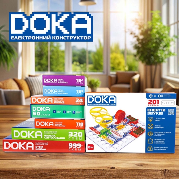 Електронний конструктор Doka 201 Схема
