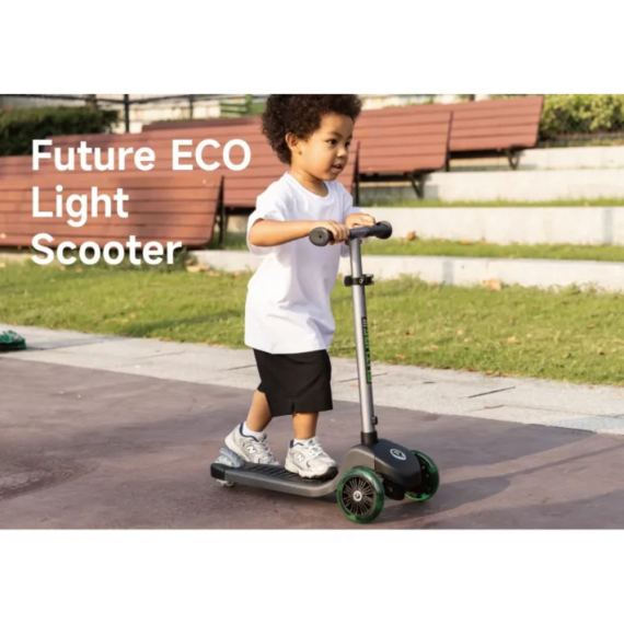 Самокат триколісний дитячий Qplay Future Eco (New Green)