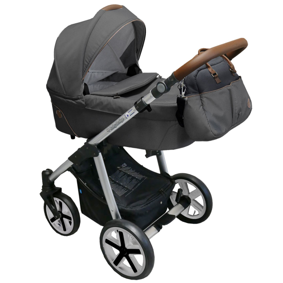 Универсальная коляска 2 в 1 Baby Design Dotty New 10 (Black)