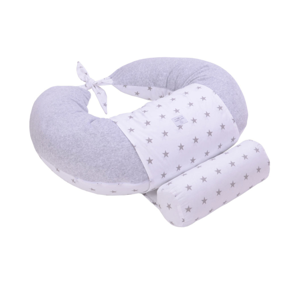 Подушка для кормления Veres Comfort Lux Velour 200х75 см (stars grey)