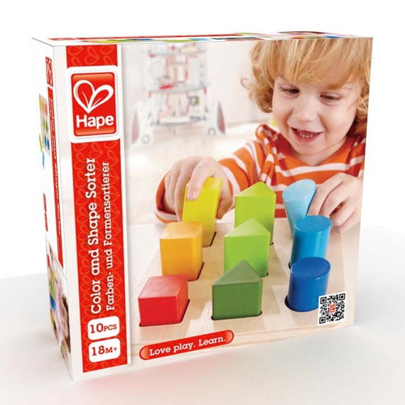 Дерев'яний сортер Hape Фігури та розміри