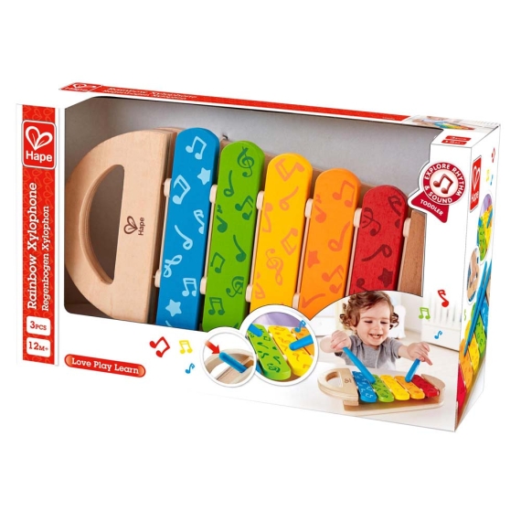 Дерев'яний ксилофон Hape Веселка