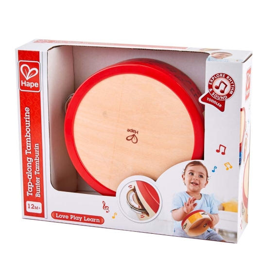 Дитячий бубен Hape дерев'яний